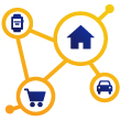 Visa Ready Internet der Dinge Symbol